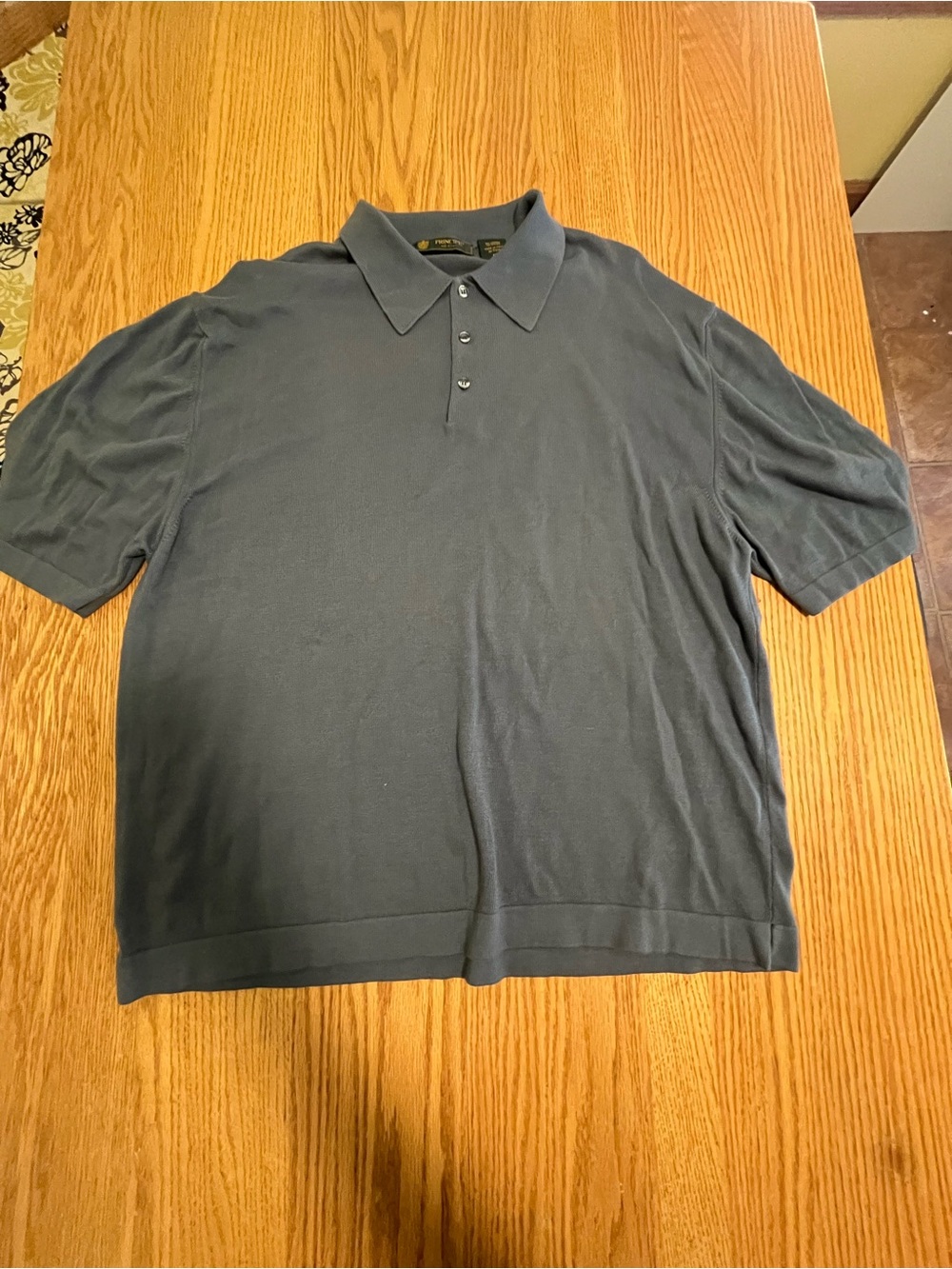 Vintage Principe Pullover Polo Short Sleeve Sweater - Italy Size XL Grandpa